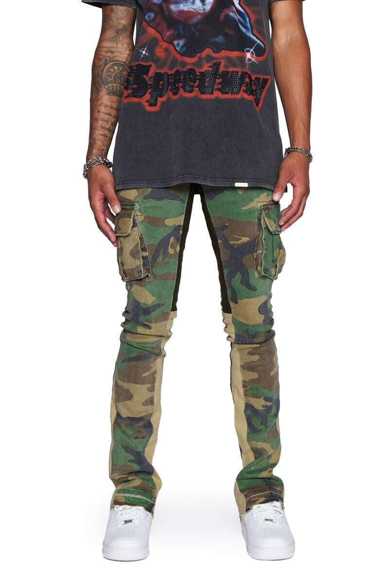 Valabasas Commander Stacked Flare Jean