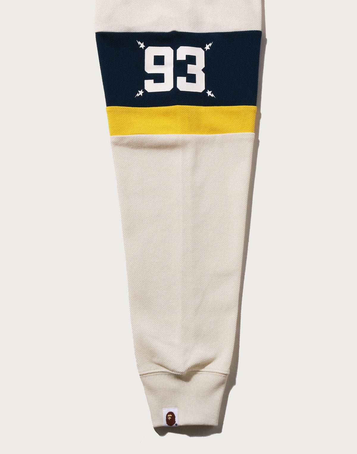 BY BATHING APE STRIPED RUGBY SHIRT MENS