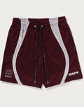 SOLID CAMO JACQUARD MULTILOGO RELAXED FIT SWEAT SHORTS MENS