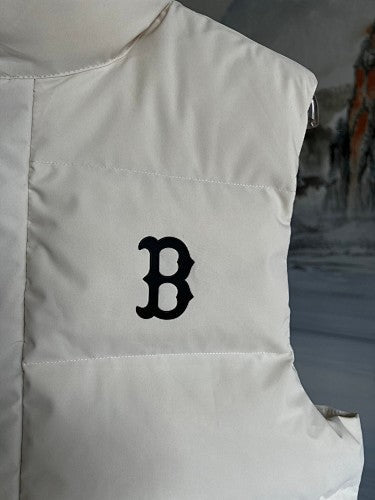 MLB Boston Red Sox White Down Vest