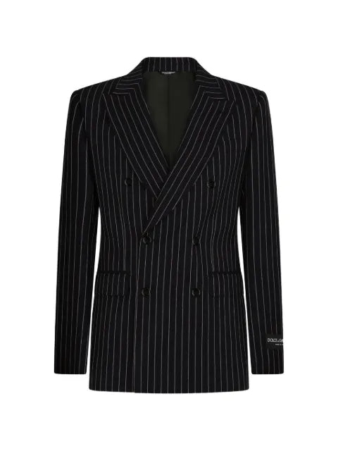 Dolce & Gabbana double-breasted pinstripe blazer