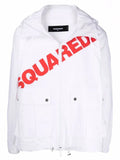 DSQUARED2 hooded jacket with patch pockets