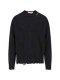 Marni twisted crew-neck jumper
