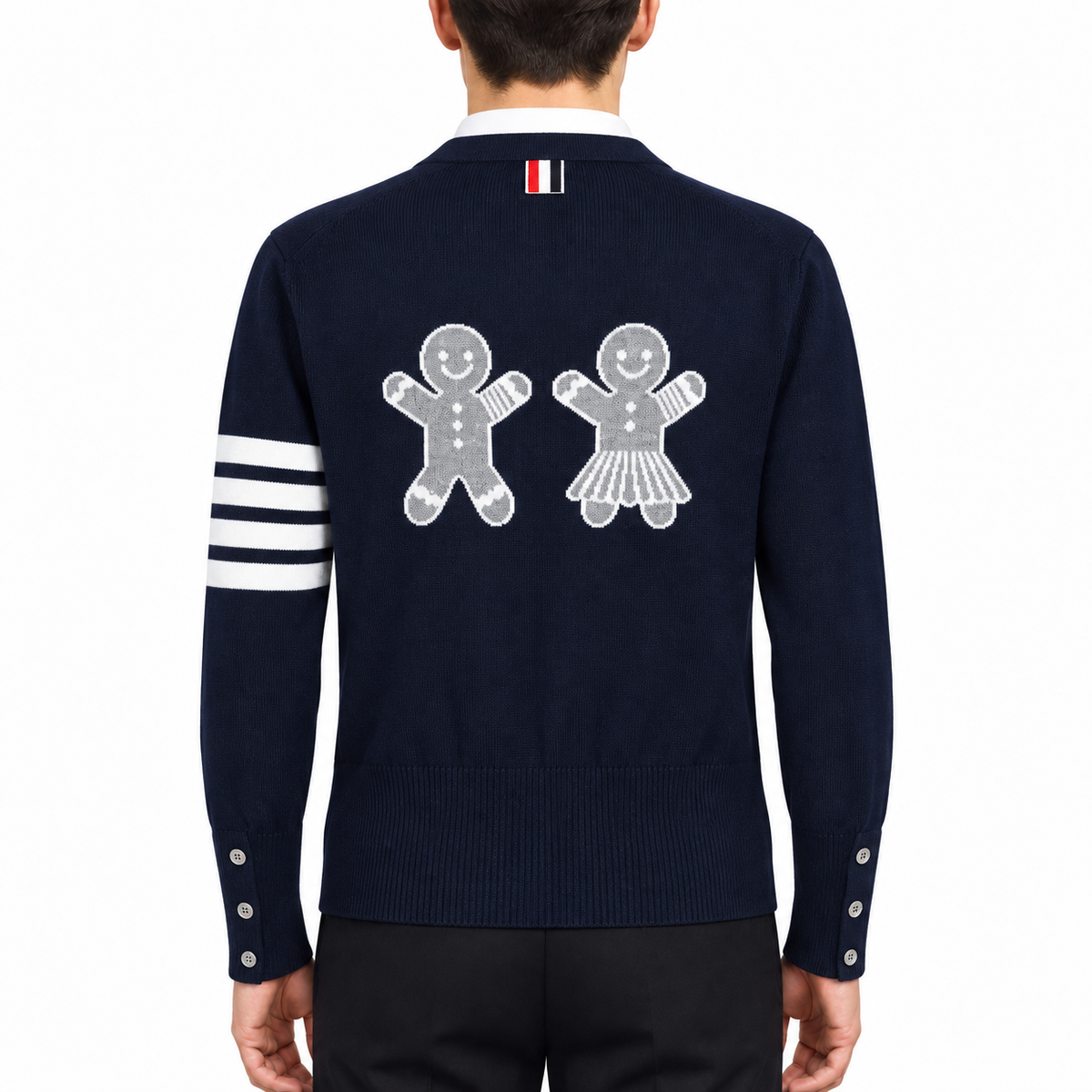 Biscuit Man Cardigan | Thom Browne