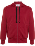 Comme Des Garçons Play logo-appliqué hoodie