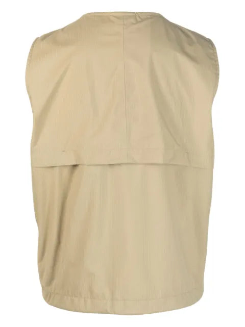 K-Way R&D V-neck zip-up gilet