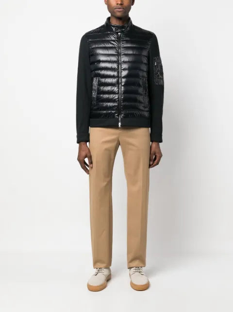 Herno padded-panel zipped jacket
