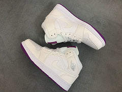 Air Jordan 1 Low Grey Fog Deadly Pink Reps Sneakers 555112-iD