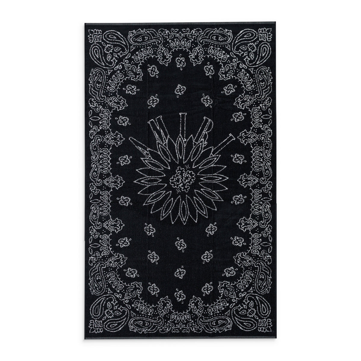 Black Bandana Towel