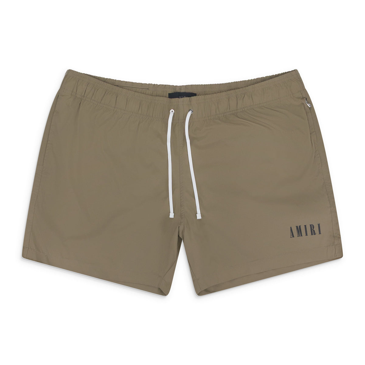 Tan CORE LOGO SWIM TRUNKS