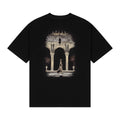 "aziza" waffle T Shirt black