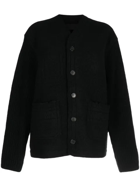 Isabel Benenato panelled button-down cardigan