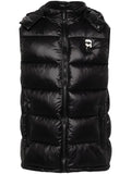Karl Lagerfeld Ikonik Karl-appliqué padded gilet