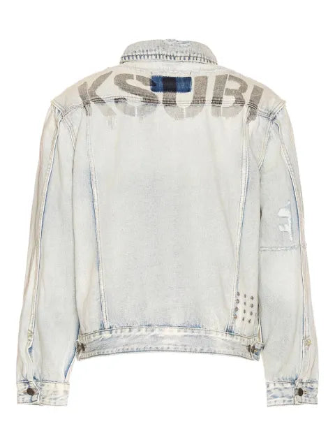 Ksubi Oh G Phase Out Stencil denim jacket