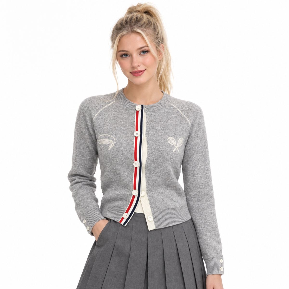 Wool cardigan