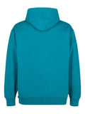 Supreme "SS 22 Dark Teal" chenille-embroidered hoodie