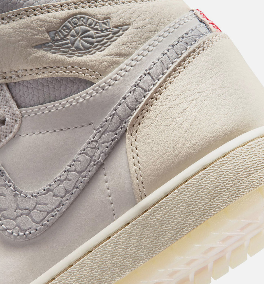 Air Jordan 1 Retro High OG Sail Grade School Shoes - Sail University Red Pale Ivory Coconut Milk Phantom