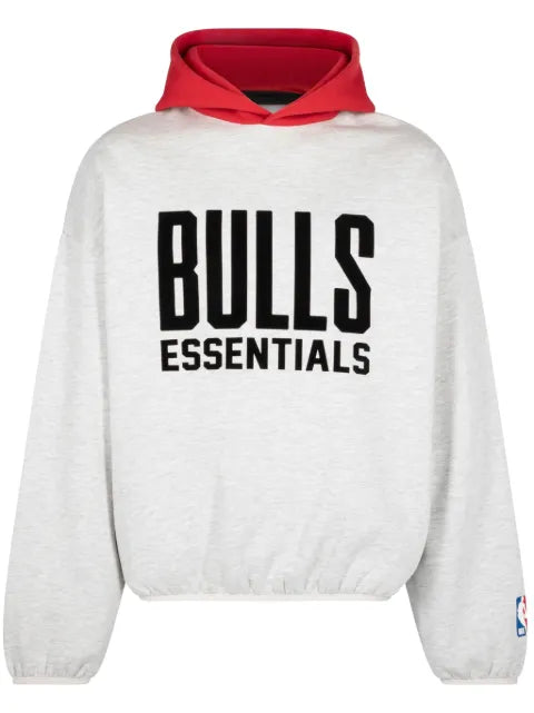 FEAR OF GOD ESSENTIALS x NBA Bulls Essentials "Light Heather" hoodie