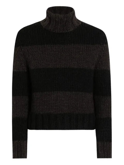 Dolce & Gabbana striped roll-neck sweater