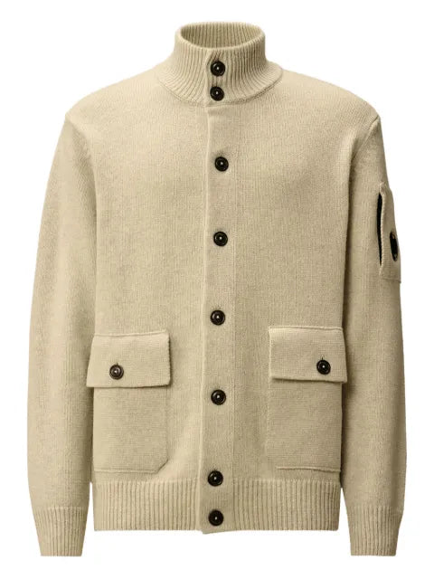 C.P. Company high-neck cardigan