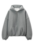 Alexander Wang Star zip up hoodie in dense fleece jacket