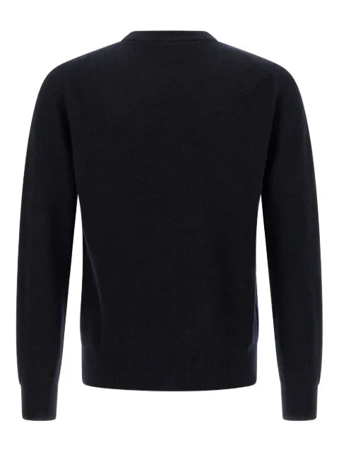 Brioni crew-neck cuffed-sleeve sweater