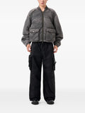 Feng Chen Wang flap-pocket zip-fastening logo-detailjacket