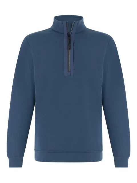 Boggi Milano half-zip scuba sweatshirt