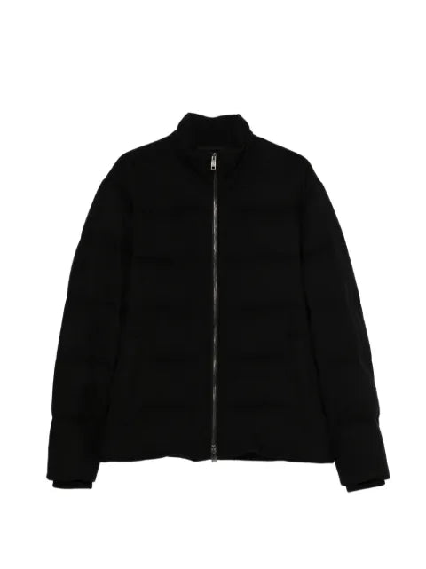 Zegna zip-up quilted jacket
