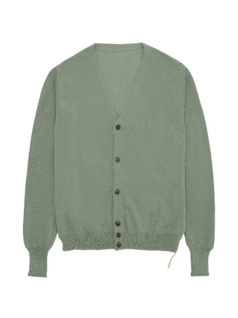 Fortela buttoned ribbed cardigan