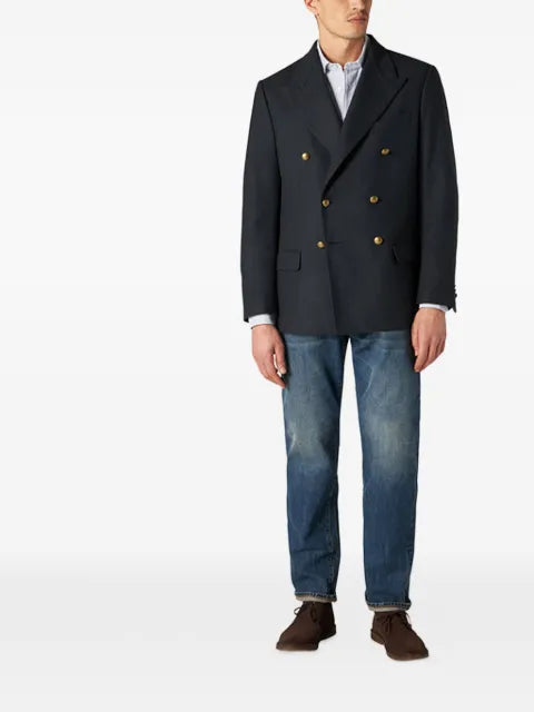 Fortela double-breasted flap pocket blazer