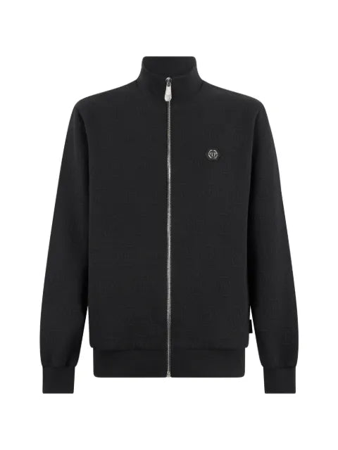 Philipp Plein jacquard-monogram tracksuit jacket