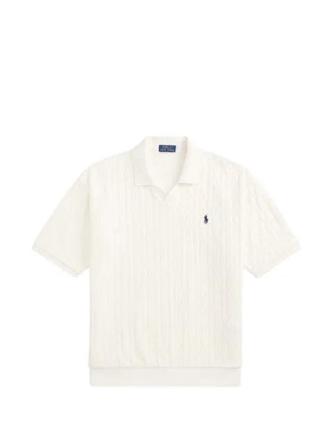 Polo Ralph Lauren cable-knit Johnny collar sweater