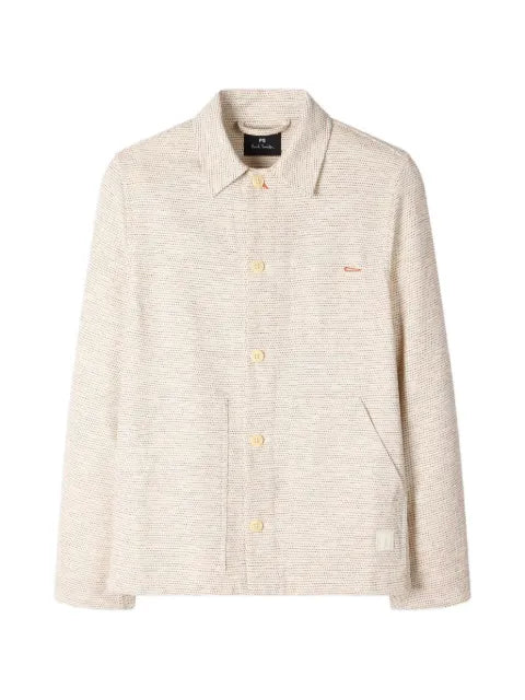 PS Paul Smith buttoned patch-pocket jacket