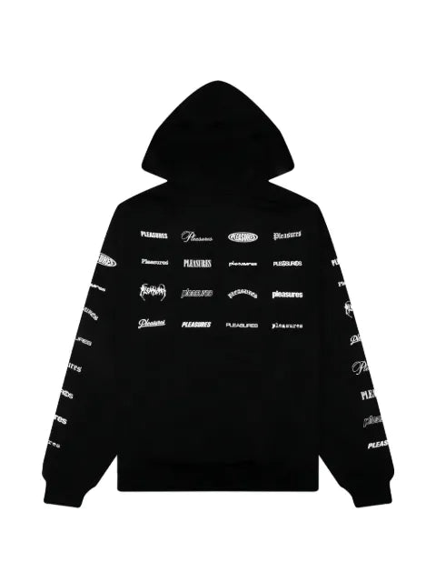Pleasures Wordmark zip hoodie