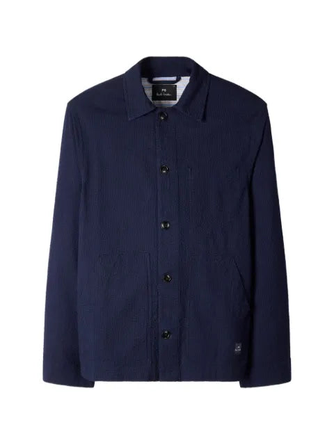 PS Paul Smith buttoned textured shirt jacket