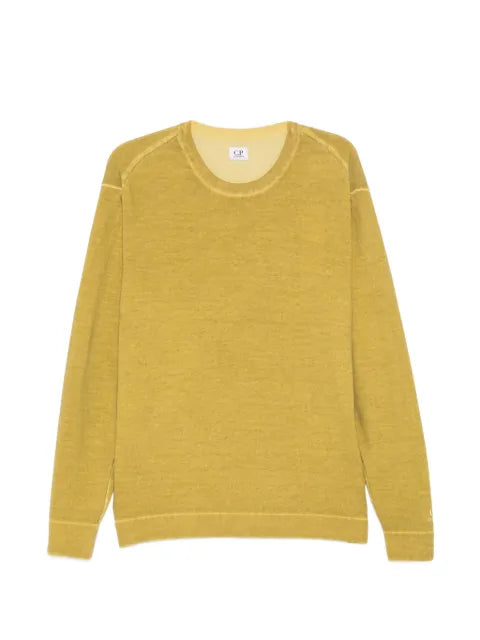 C.P. Company cotton crepe double dyed crewneck sweater
