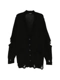 Nude:Masahiko Maruyama distressed V-neck cardigan