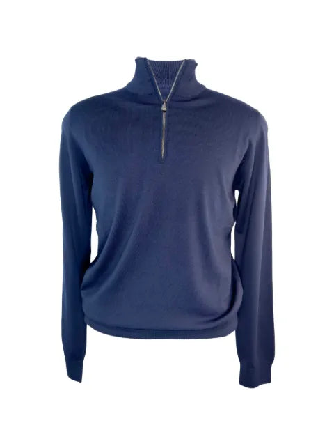 Piacenza 1733 quarter-zip merino sweater
