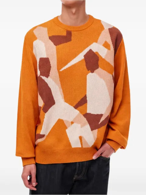PUMA Players Lounge intarsia-knit sweater