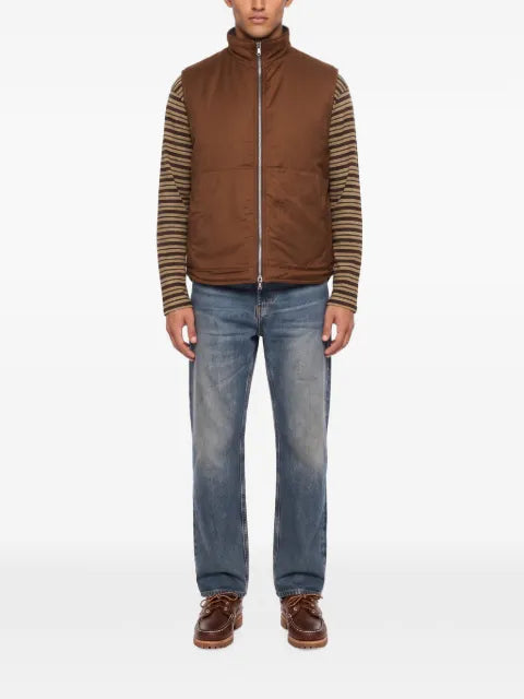 Briglia 1949 high-neck reversible gilet