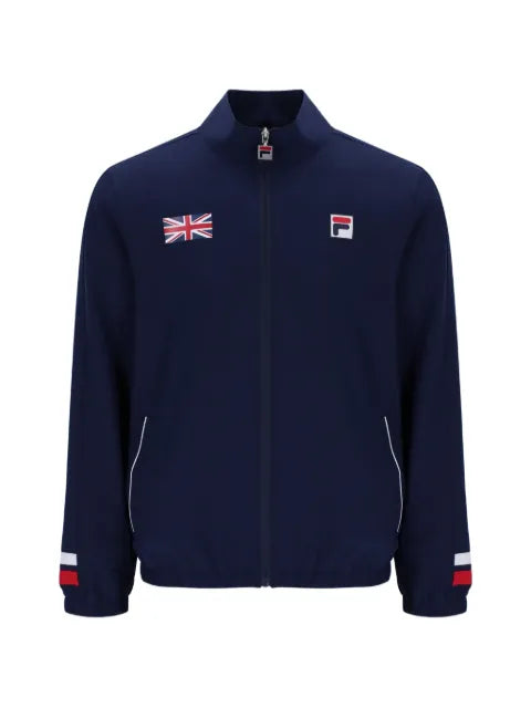 Fila sweatshirt jacket with logo patch