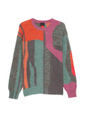PS Paul Smith Glitch Floral cotton-mohair sweater