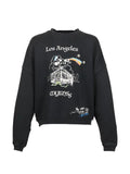 Paly Mythss distressed graphic-print sweatshirt