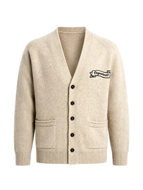 DSQUARED2 logo-patch cardigan