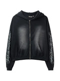 HELLSTAR stud-embellished graphic-print hoodie