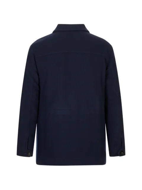 Canali button-up multi-pocket jacket