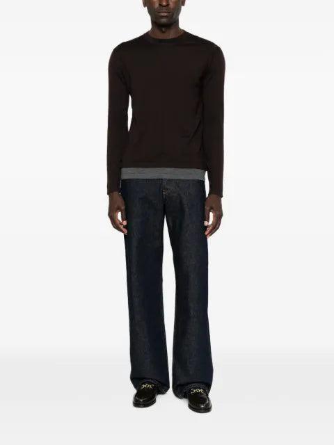 Paolo Pecora crew-neck long-sleeve knit