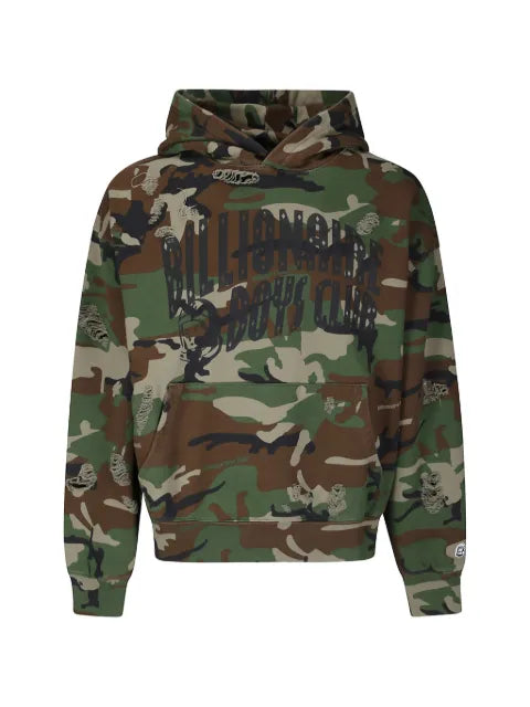 Billionaire Boys Club distressed camouflage hoodie
