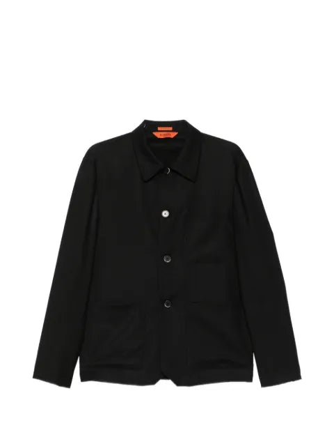 Barena button-up patch-pocket overshirt